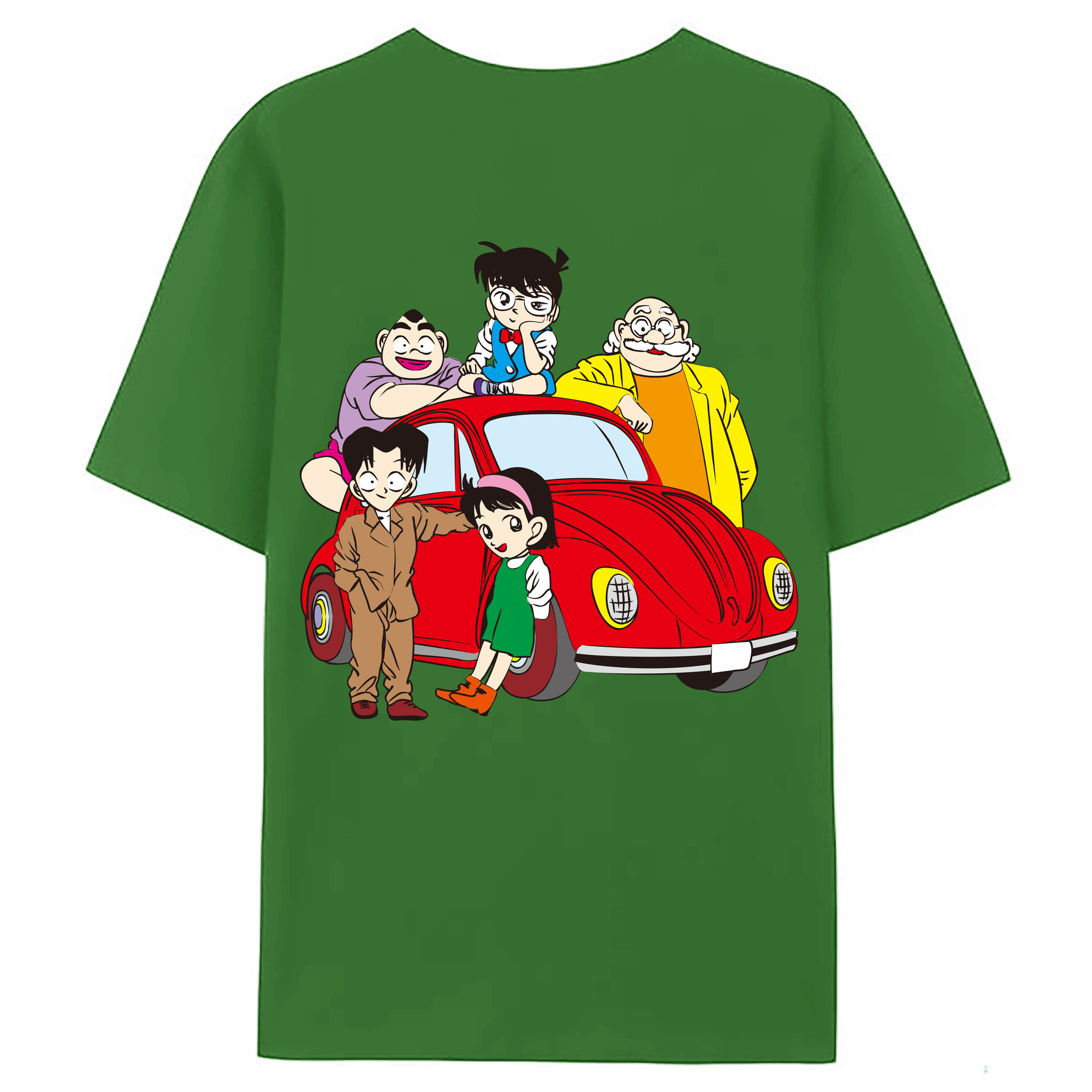 （画像用） 名探偵コナン Detective Conan レディース半袖Tシャツ(バックプリント)